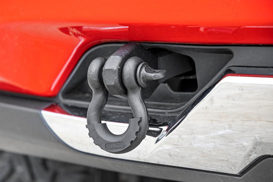 Rough Country RS170 Tow Hook Brackets | D-Ring Combo | Chevy Silverado 1500 2WD/4WD (2014-2018 & Classic)
