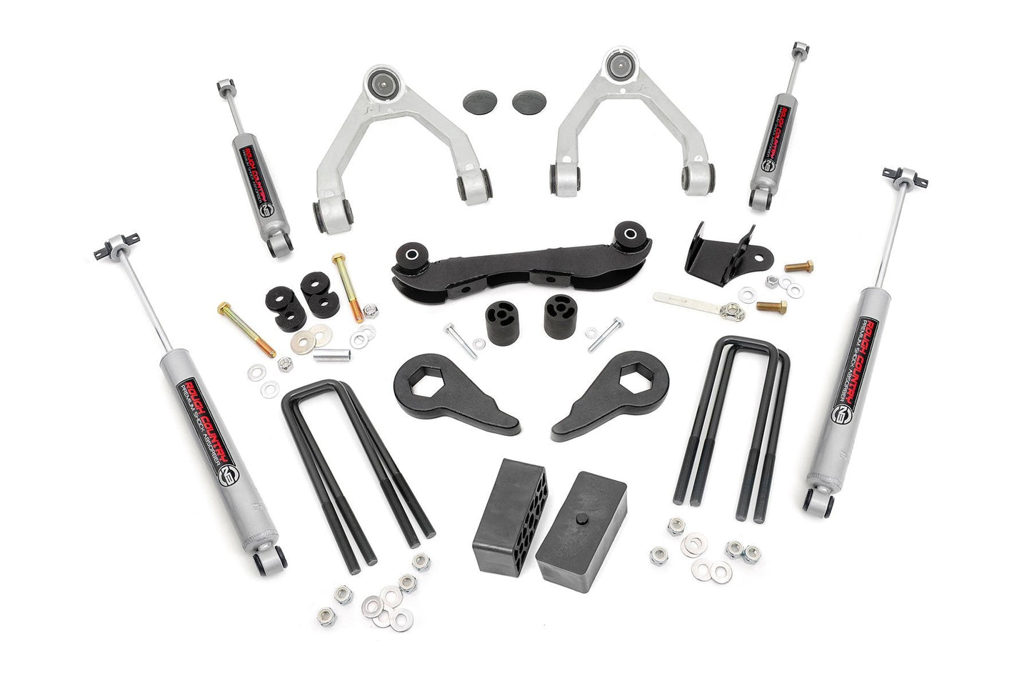 Rough Country 16530 2-3 Inch Lift Kit | Rear Blocks | Chevy/GMC 1500 Truck & SUV 4WD (1988-1999)