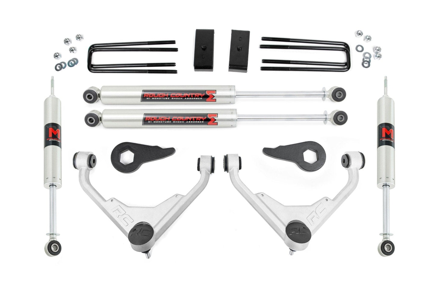 Rough Country 85940 3 Inch Lift Kit | FT Code | M1 | Chevy/GMC 2500HD/3500HD/Suburban 2500/Yukon XL 2500 (01-10)