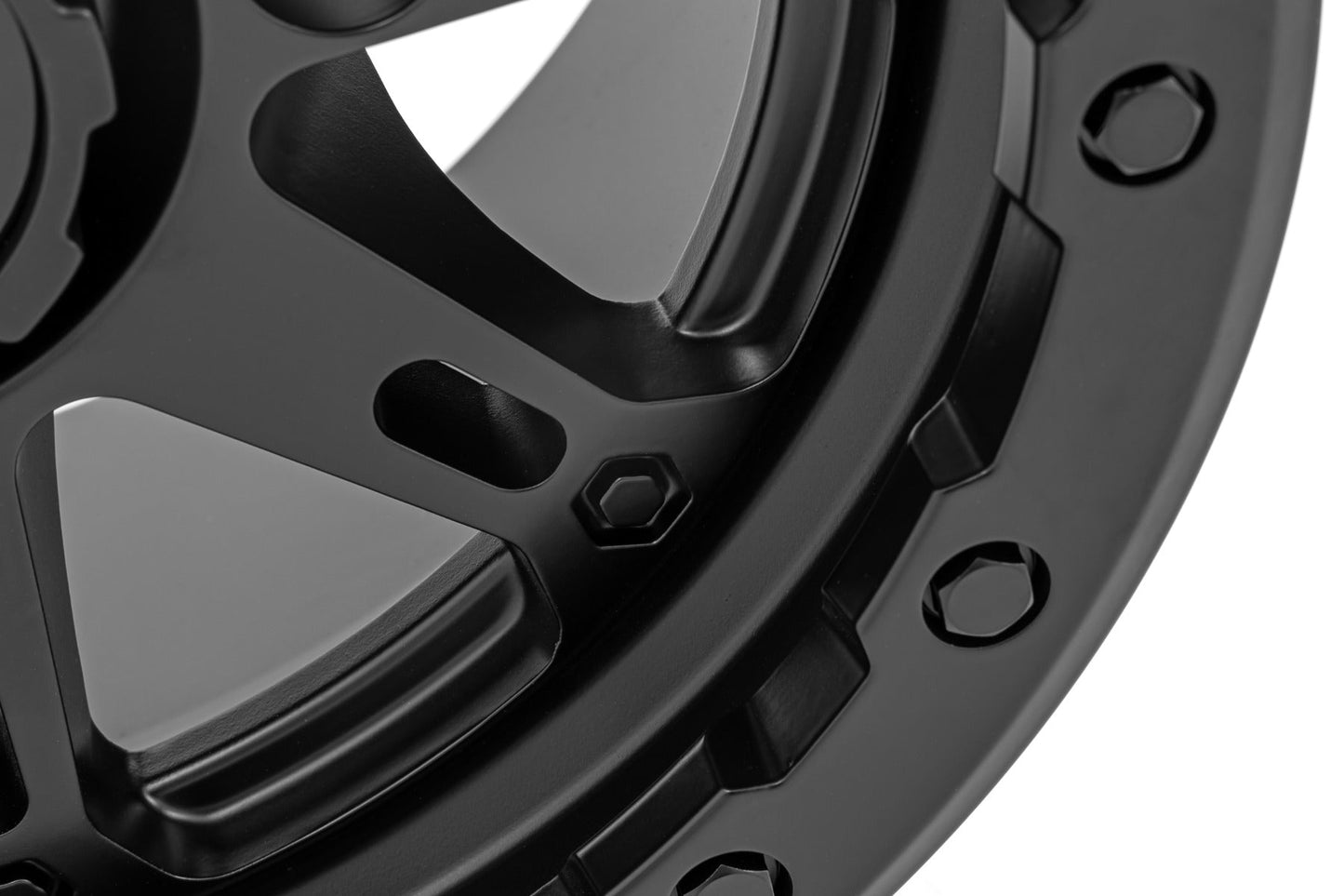 Rough Country 94140733 Rough Country 94 Series Wheel | UTV | Matte Black | 14x7 | 4x137 | +10mm
