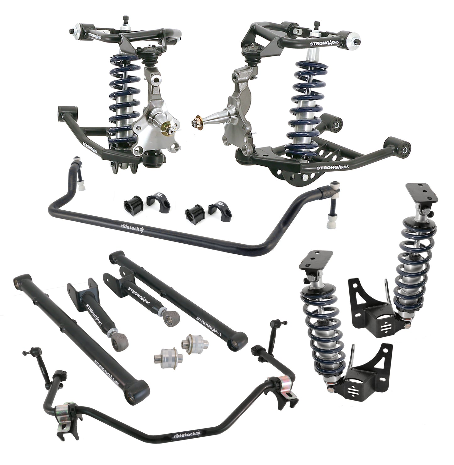 Ridetech 11230201 HQ Coil-Over System 1964-1967 GM A Body.