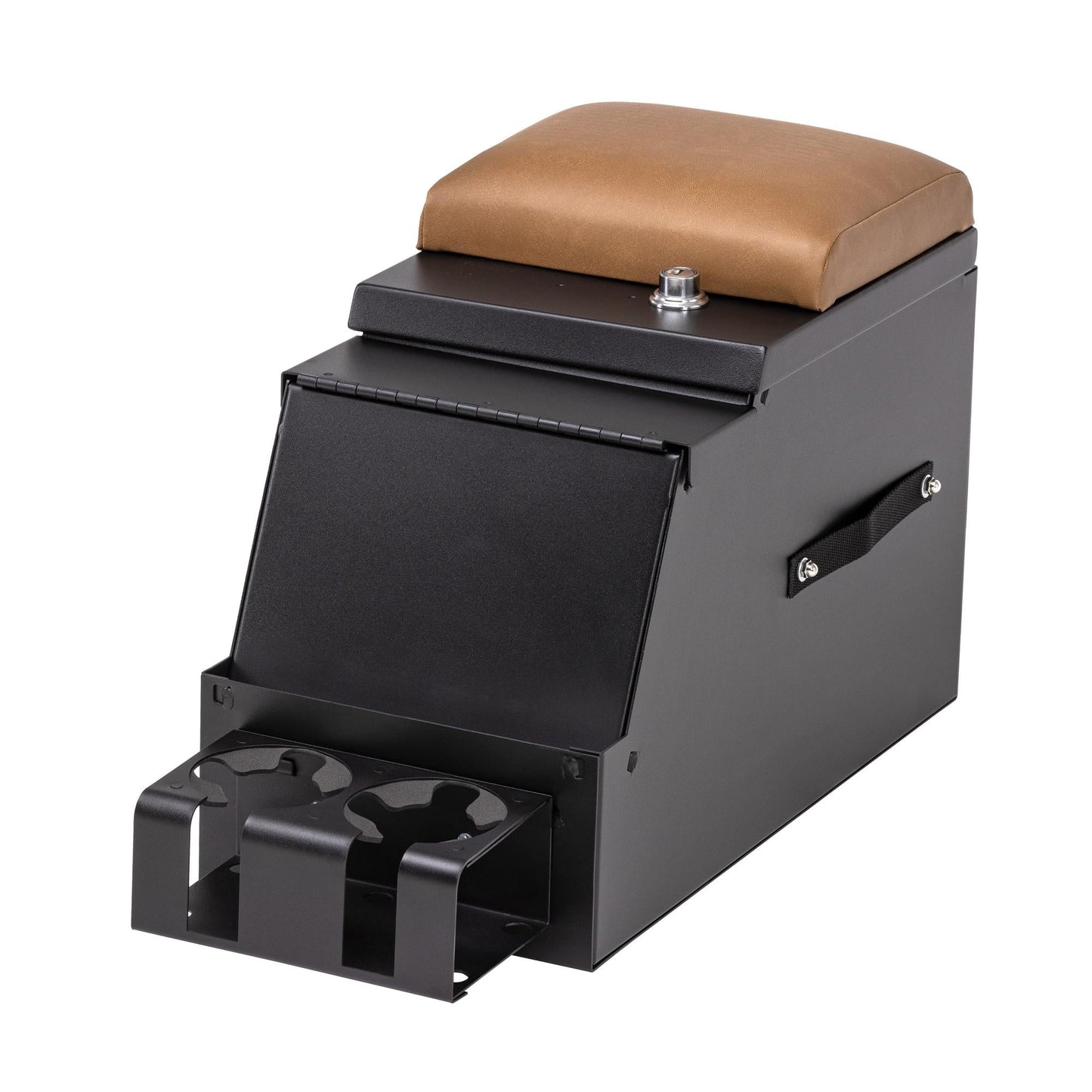 Deluxe Stereo Center Console (10 in. Wide; Black Console w/ Spice Armrest)