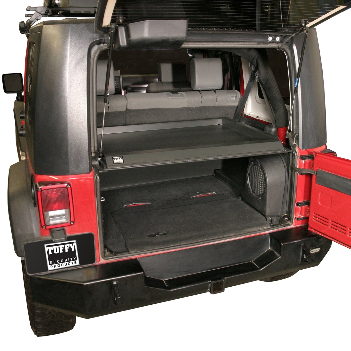 Deluxe Cargo Enclosure - '07-10 Wrangler JK (Black)