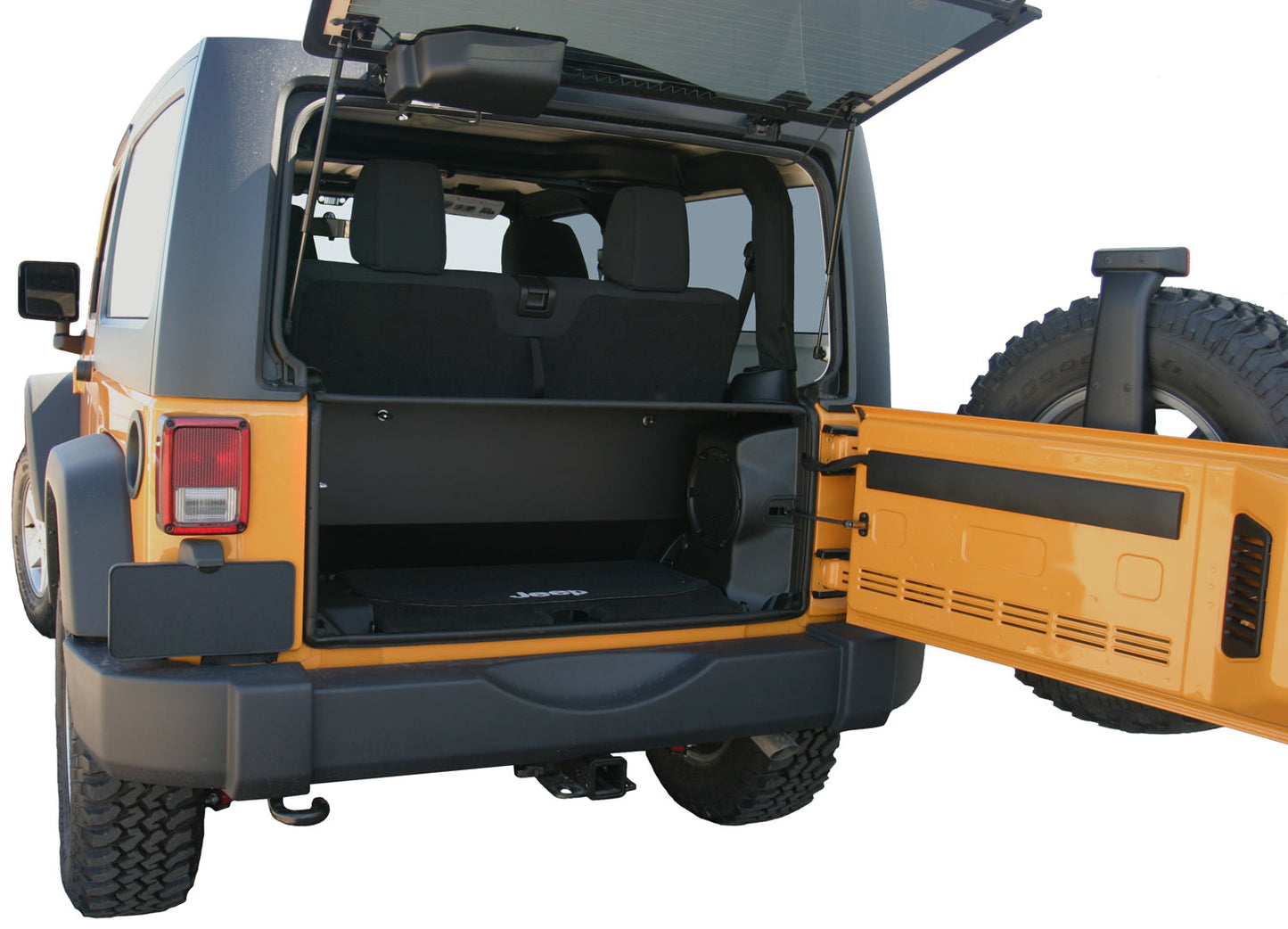Cargo Enclosure - '11-18 Wrangler JK (Black)