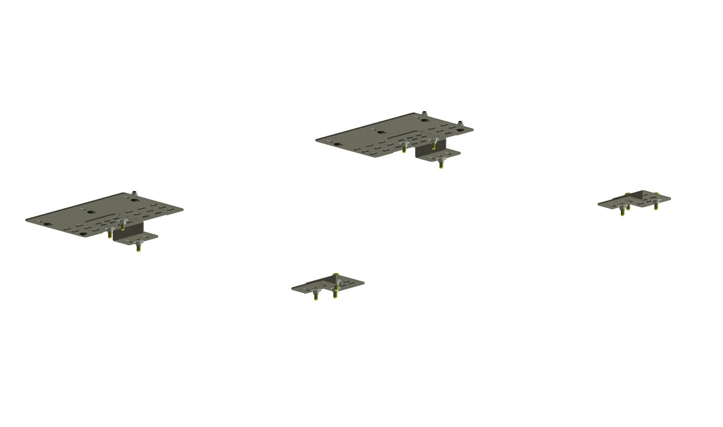 Riser Mount Kit For Tactical Security Drawer - '07-13 Surburban/Tahoe/Yukon/Yukon XL