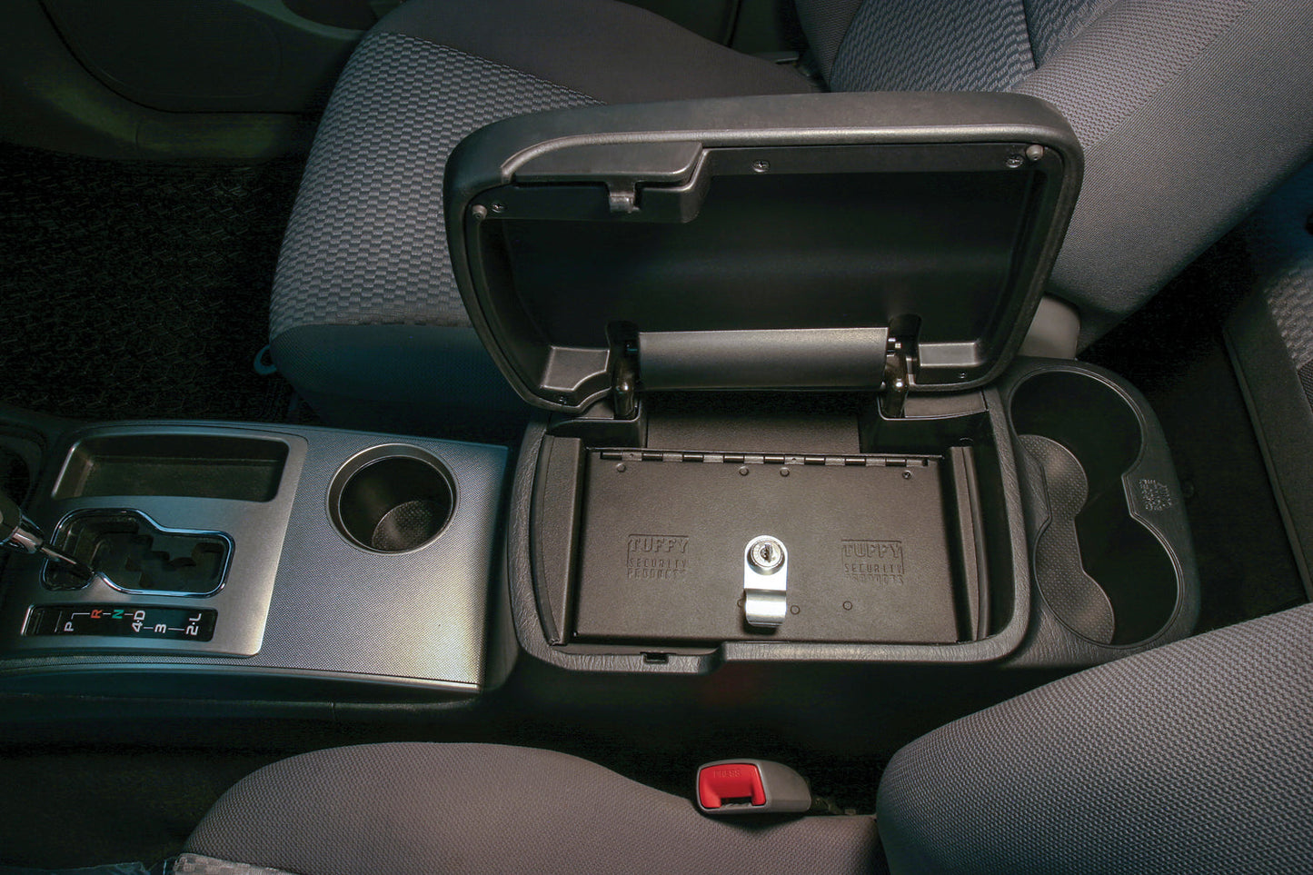 Console Safe - '05-15 Tacoma; w/ Fixed Center Console (Black; Standard Key)