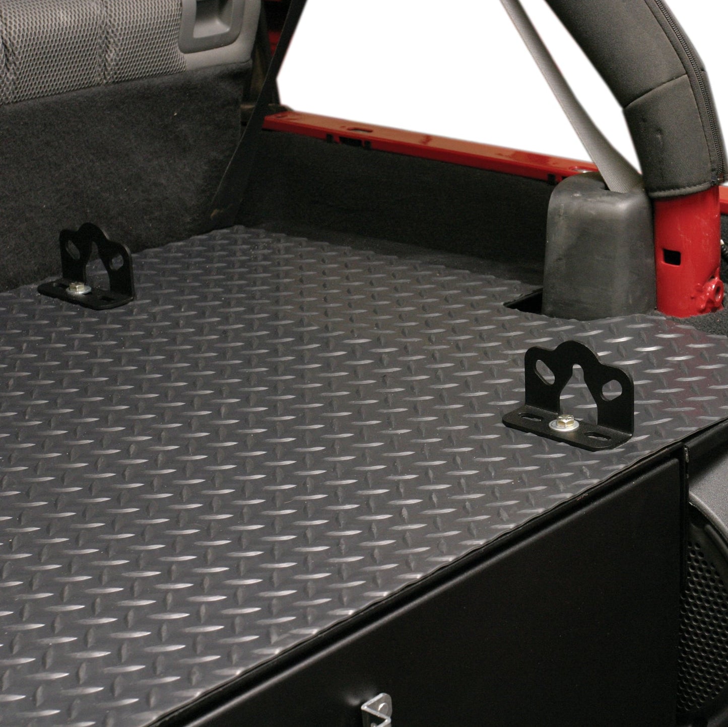 Diamond Plate Vinyl Security Box Liner Deck Kit
