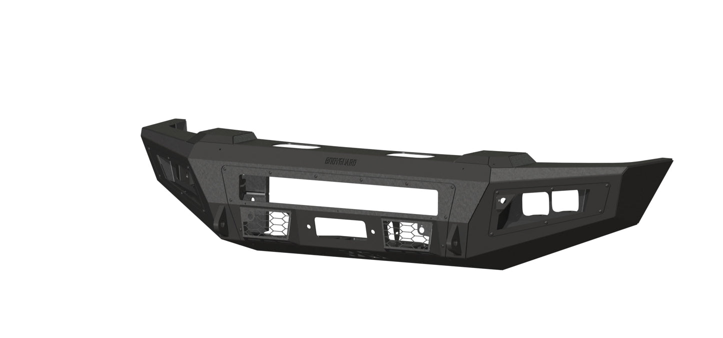 Bodyguard Bumpers A2 Series Base - Bare Metal Front Bumper - CAF23BNBNN