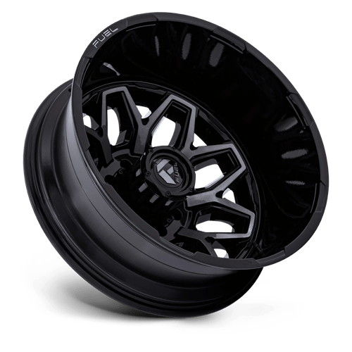 Fuel 1PC FLUX DRW 22X8.25 8X6.5 -265 GBLK-GY (DR)