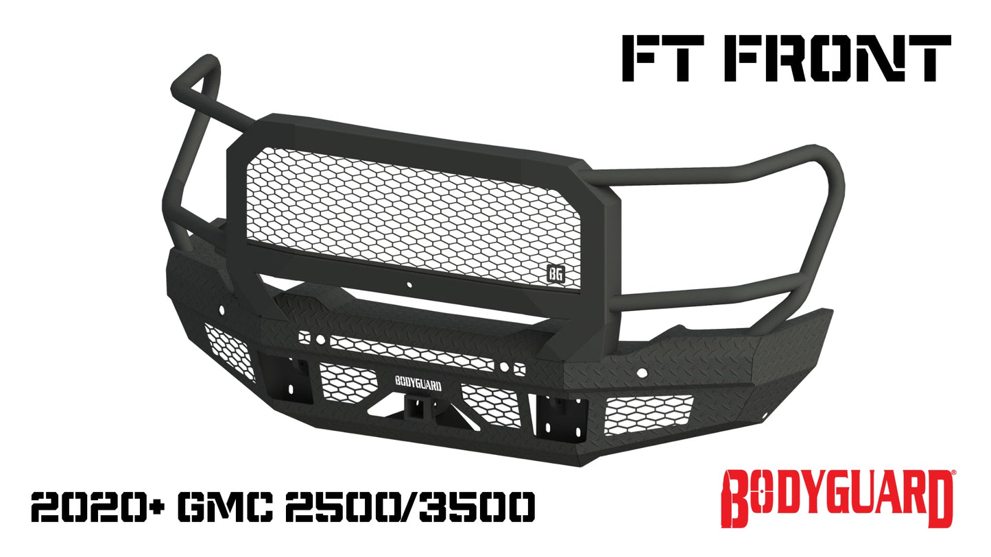 Bodyguard Bumpers FT Series Extreme - Gloss Black Front Bumper - JEG20BYGMH