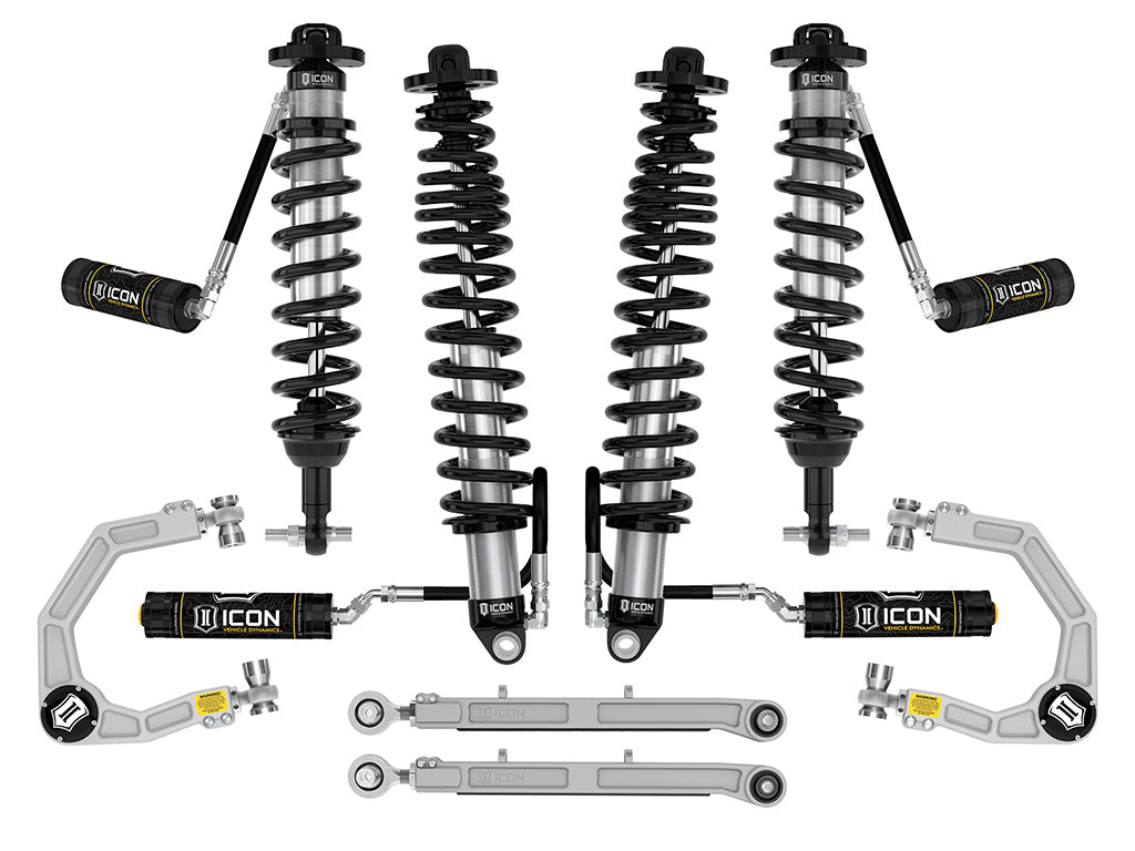 ICON 2021-2023 Ford Bronco, Non-Sasquatch, 3-4" Lift, Stage 5 Suspension System, Billet, Heavy Rate Rear Spring