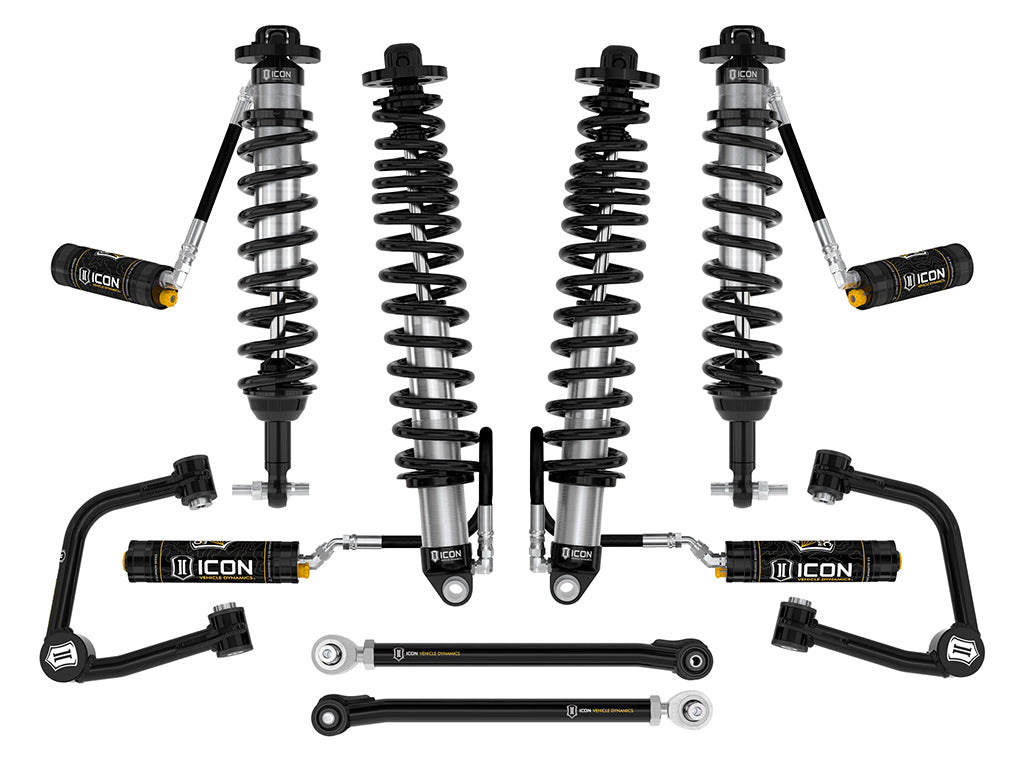 ICON 2021-2023 Ford Bronco, Non-Sasquatch, 3-4" Lift, Stage 6 Suspension System, CDCV, Tubular