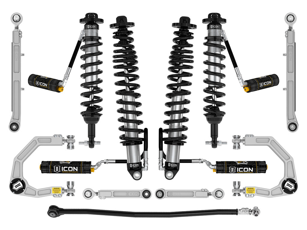 ICON 2021-2023 Ford Bronco, Non-Sasquatch, 3-4" Lift, Stage 7 Suspension System, CDCV, Billet