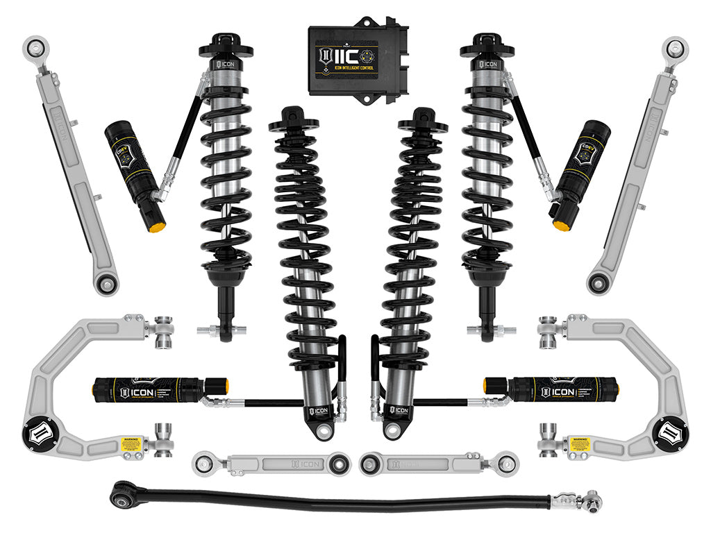 ICON 2021-2023 Ford Bronco, Sasquatch, 2-3" Lift, Stage 8 Suspension System, Billet, Heavy Rate Rear Spring