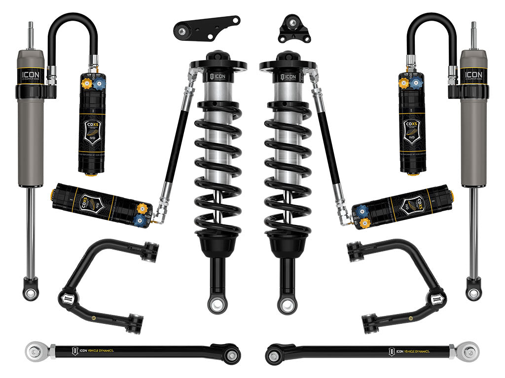ICON 2024-2025 Toyota Tacoma 1.25-3" Lift, Stage 9 Suspension System, Tubular