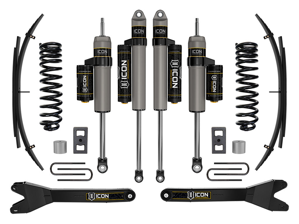 ICON 2023 Ford F-250/F-350 Super Duty 4WD Gas, 2.5" Lift, Stage 2 Suspension System w/ Radius Arms and Expansion Packs