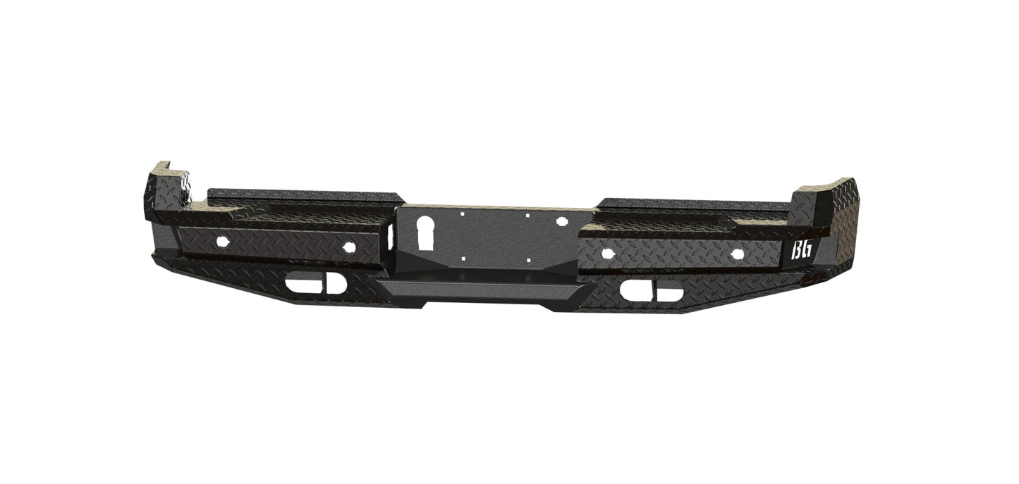 Bodyguard Bumpers FT Series Rear - Textured Black Rear Bumper - KFF17BYT