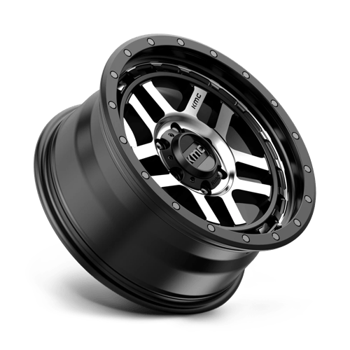 KMC KM540 18X8.5 6X135 S-BLK MACH 00MM