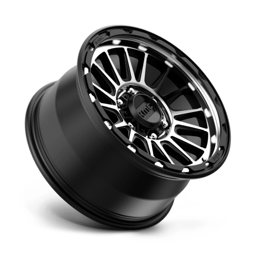 KMC KM542 17X9 6X5.5 S-BLK MACH 18MM