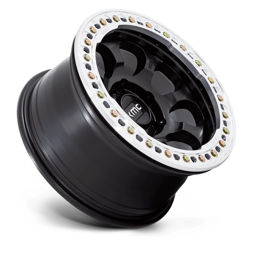 KMC RIOT BL 17X8.5 5X5.0 SBLK-MC-RG +0