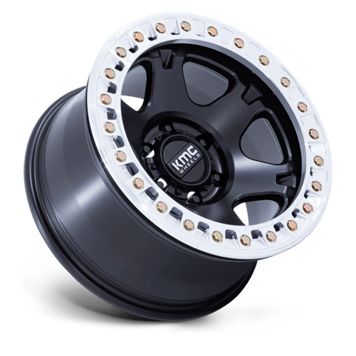 KMC VI BL 17X9 8X6.5 125 -38 S-BLK MACH