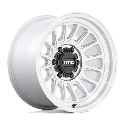 KMC KM724 IMPACT OL 17X8.5 5X5.0 SLV-MACH +0