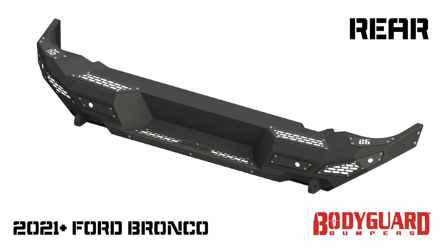 Bodyguard Bumpers Freedom Series Rear - Bare Metal Rear Bumper - MFF21MYB
