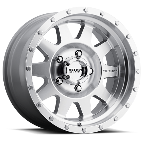 Method Race Wheels MR301 The Standard, 16x8, 0mm Offset, 5x4.5, 83mm Centerbore, Machined - Clear Coat