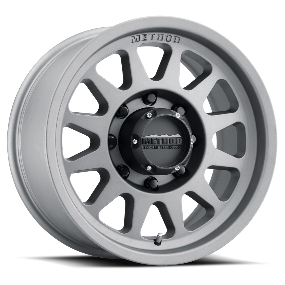 Method Race Wheels MR704 HD Bead Grip, 17x9, +18mm Offset, 8x170, 130.81mm Centerbore, Titanium