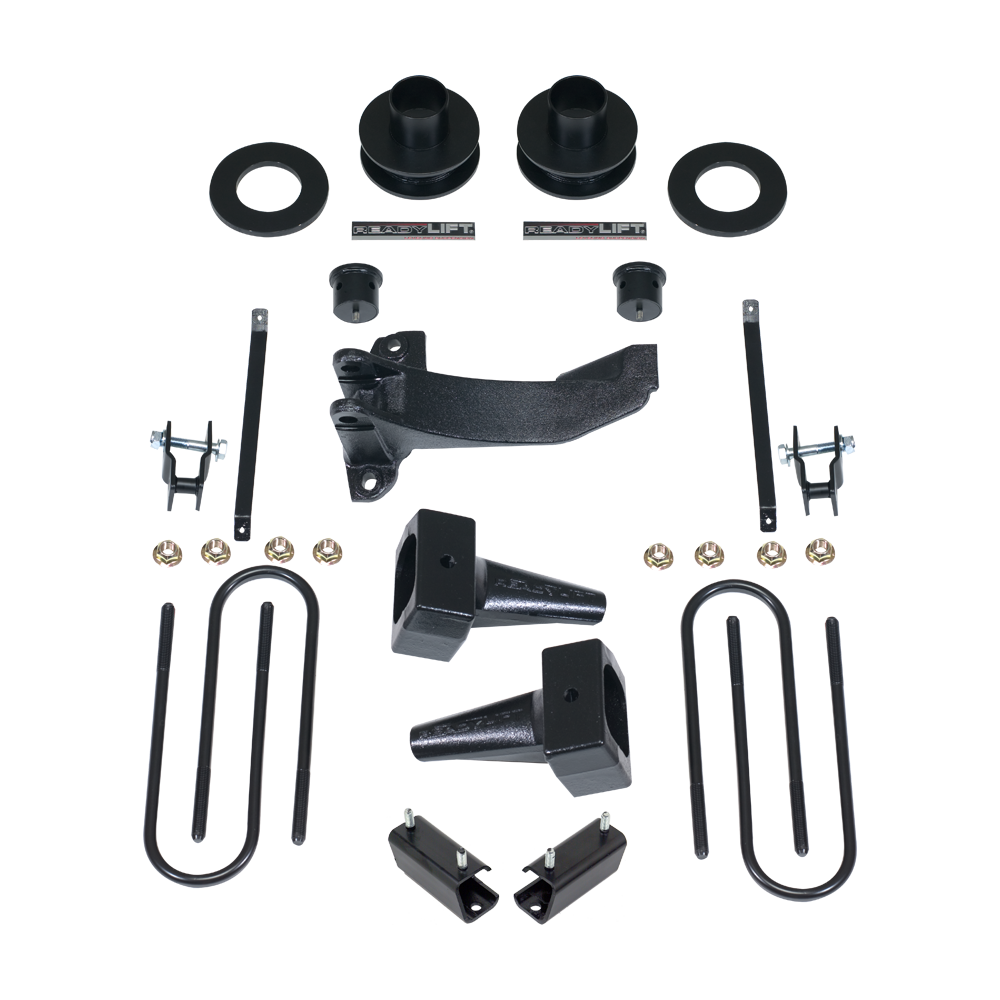 2.5" SST Lift Kit W/ 4" Rear Blocks - Ford Super Duty F250/F350 4WD (1-pc Drive Shaft Only) 2011-2016