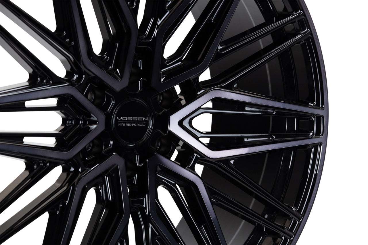 Vossen HF6-5 Double Tinted Gloss Black Wheel