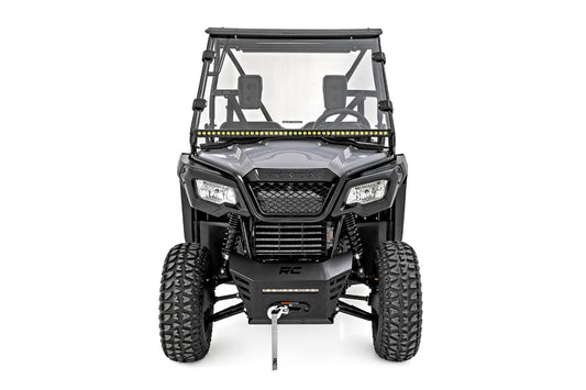 Rough Country 98122220 Full Windshield | Scratch Resistant | Honda Pioneer 520