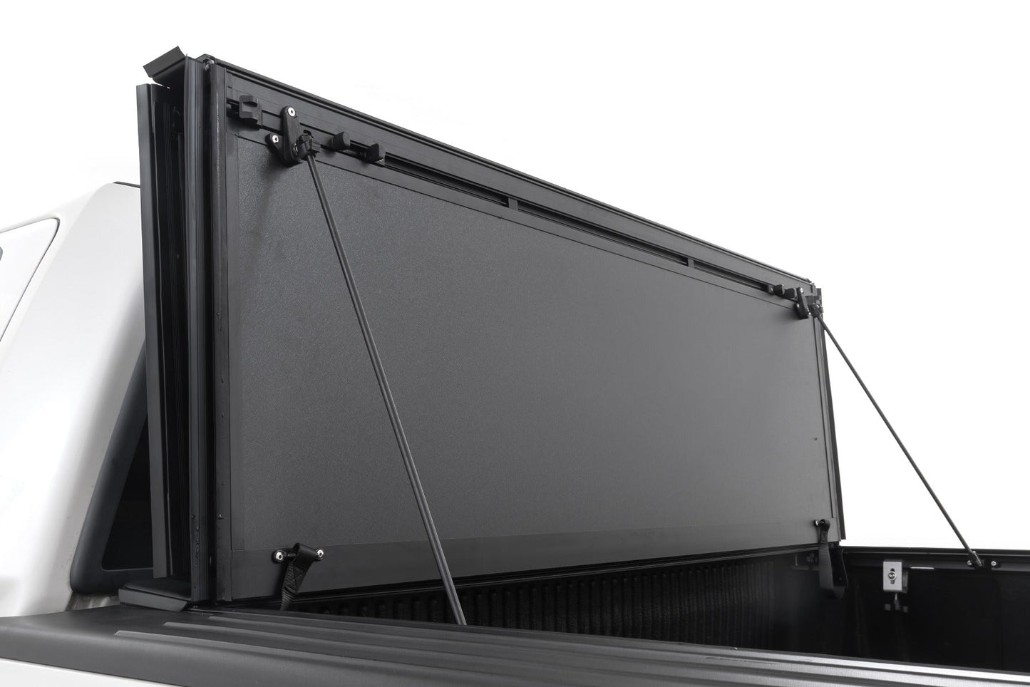 Rough Country 49214550 Hard Tri-Fold Flip Up Bed Cover | 5'7" Bed | Ford F-150 2WD/4WD (2004-2014)