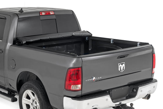 Rough Country 42309550 Soft Roll Up Bed Cover | 5'7" Bed | Ram 1500 (09-18)/2500 (11-26)