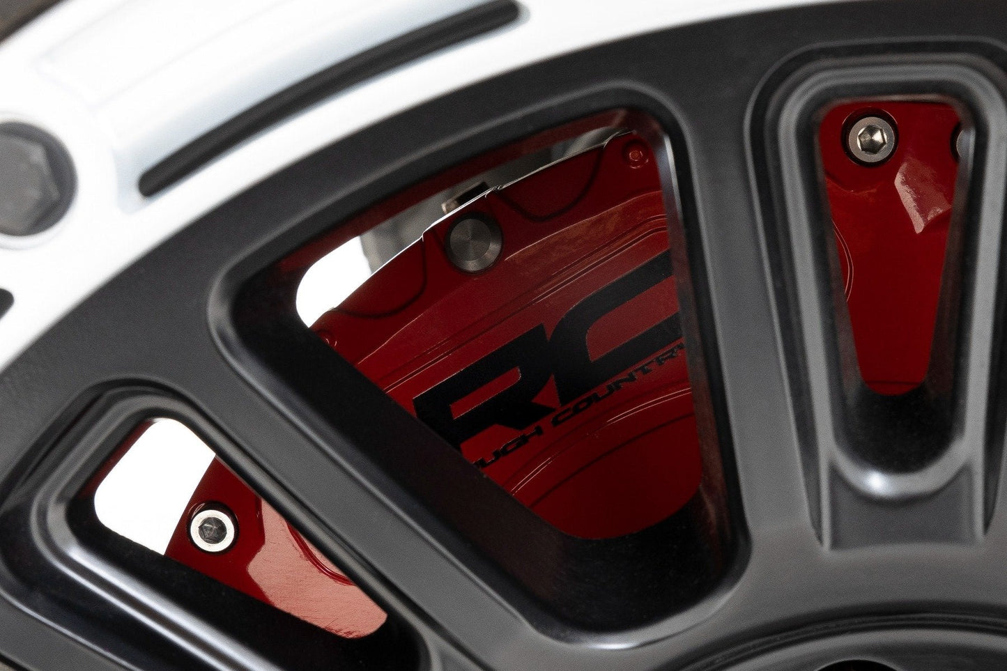 Rough Country 71151 Caliper Covers | Front and Rear | Red | Ford Bronco 4WD (2021-2025)