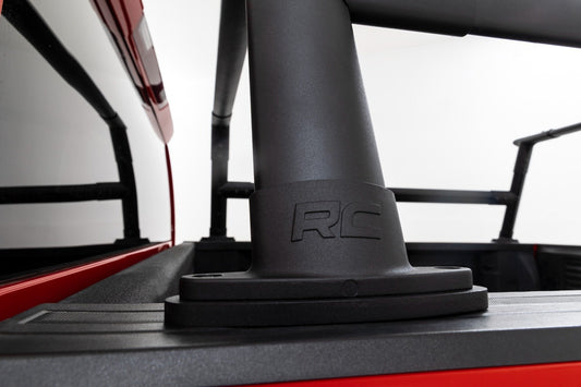 Rough Country 10201 Bed Rack | Aluminum | Chevy Silverado 1500 2WD/4WD (2019-2026 & Refresh)
