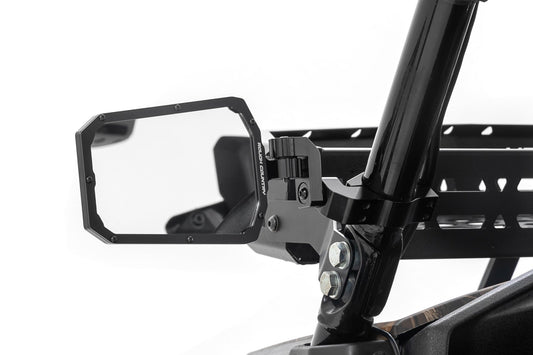 Rough Country 99209 UTV Aluminum Side View Mirrors | Horizontal