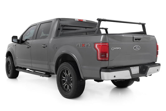 Rough Country 10407 Bed Rack | Half Rack | Aluminum | Ford F-150 2WD/4WD (2015-2025)