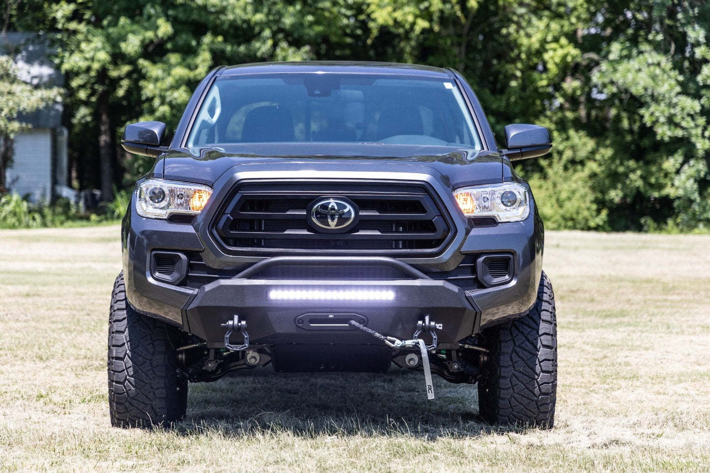 Rough Country 10718 Front Bumper | Hybrid | 20" Blk LED | Toyota Tacoma 2WD/4WD (2016-2023)