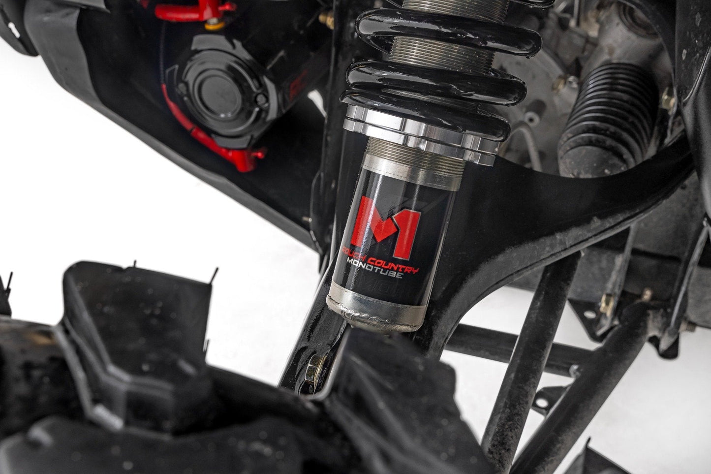 Rough Country 301011 M1 Front Coil Over Shocks | Ride Height Adjust | Can-Am Defender MAX HD10