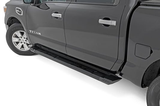 Rough Country SRB041785A HD2 Aluminum Running Boards | Crew Cab | Nissan Titan 2WD/4WD (2004-2024)