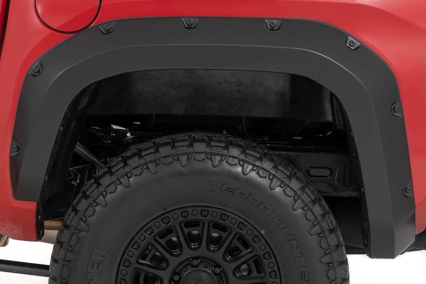 Rough Country F-T12421-040 Pocket Fender Flares | 040 Ice Cap | Toyota Tacoma 2WD/4WD (2024-2025)