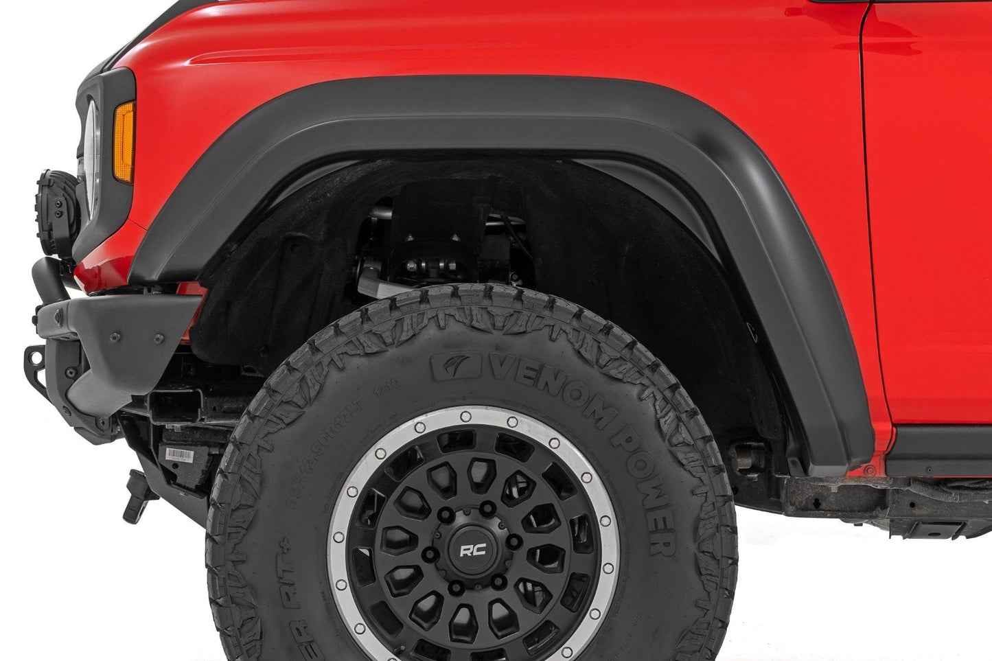 Rough Country O-F12124-JS Fender Flares | JS Iconic Siver | Ford Bronco 4WD (2021-2025)