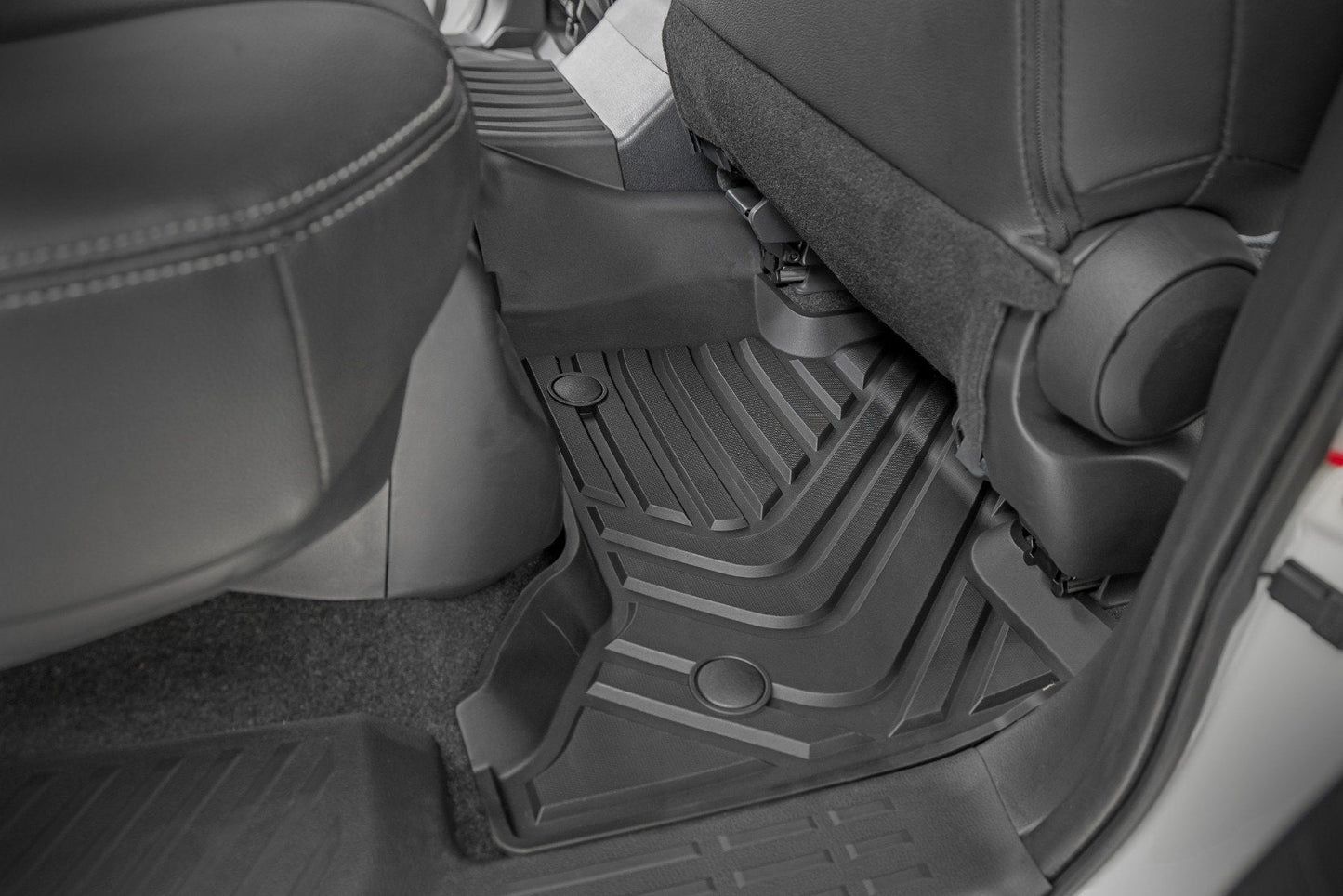 Rough Country FF-71618 Flex-Fit Floor Mats | FR & RR | Toyota Land Cruiser 4WD (2024-2025)