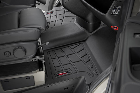 Rough Country SM91901 Sure-Fit Floor Mats | Front | Mercedes-Benz Sprinter 2500/Sprinter 3500 (19-25)