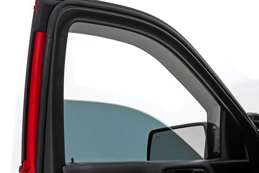 Rough Country 811924 Side Window Deflectors | In Channel Rain Guard | Chevy/GMC 1500/2500HD/3500HD (19-26 & Classic)