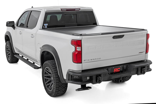 Rough Country 51219 Rear Bumper | Tubular | Chevy Silverado 1500 2WD/4WD (2019-2026)