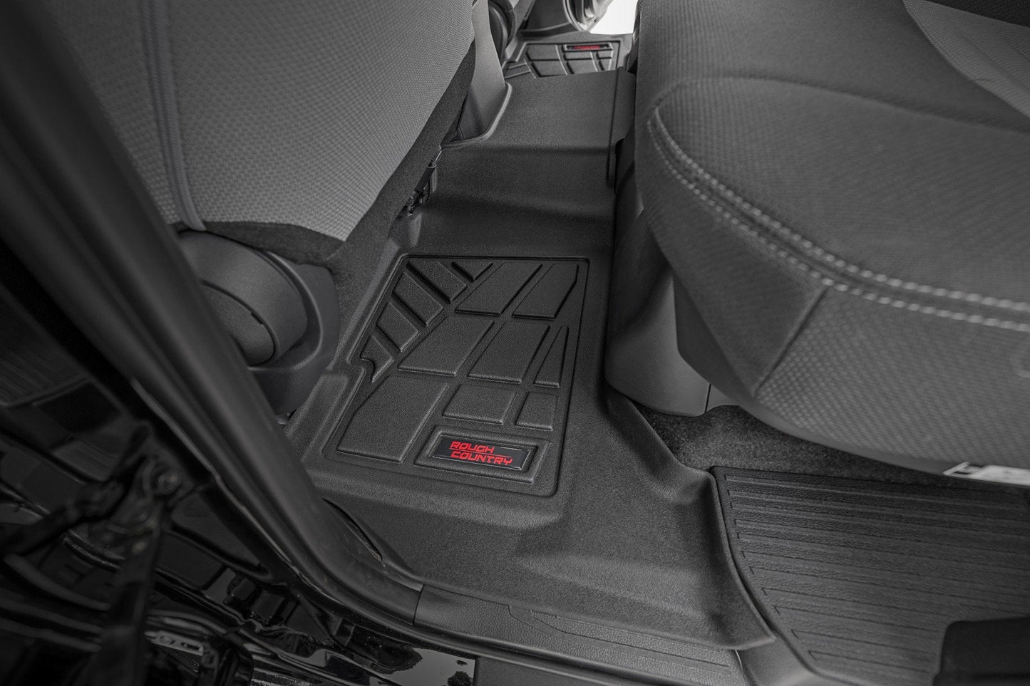 Rough Country SM71325 Sure-Fit Floor Mats | Front & Rear & Cargo Mat | Toyota 4Runner (25-26)