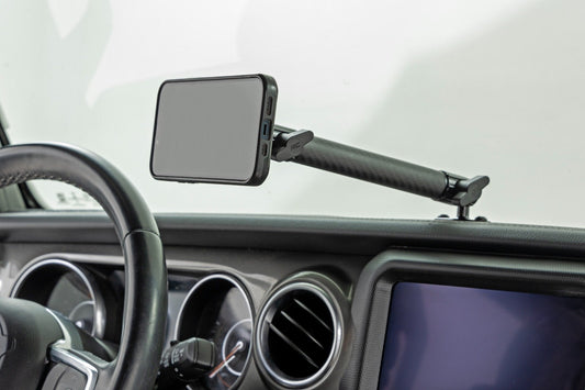 Rough Country 10661 Dash Mount | 8" Mount Kit | Jeep Gladiator JT/Wrangler JL 4WD (2018-2025)