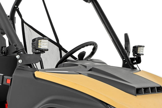 Rough Country 93219 LED Light Kit | Front Mount | 2" Black Pair | Amber DRL | Segway 570 F
